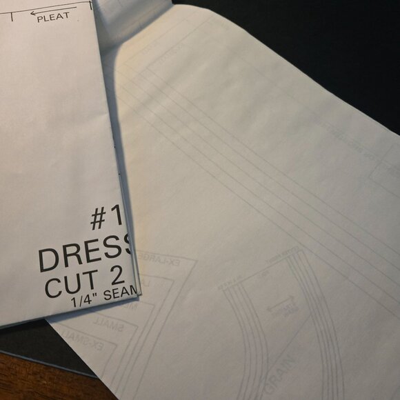 Great Copy Patterns #1290 Jacket Dress Full Maxi sewing vintage UNCUT - Picture 5 of 8